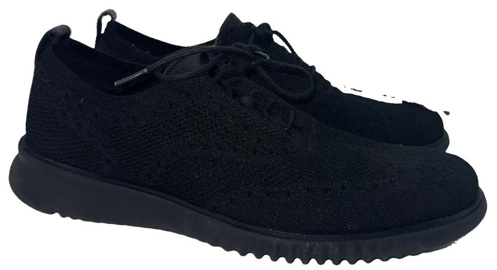 Cole Haan 2.ZEROGRAND Stitchlite Oxford Men’s 9.5M Black C28527 Knit Shoes